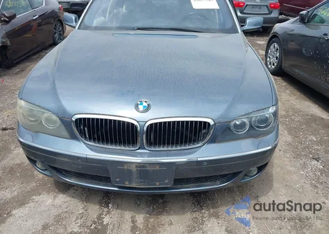 2006 BMW 750Li из США, поврежденный, VIN WBAHN83576DT62514